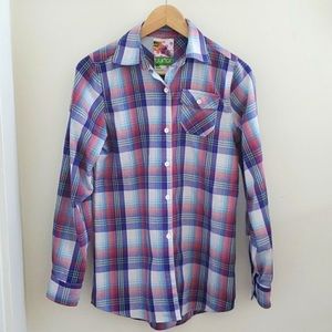 Burton dryride snowboarding flannel shirt